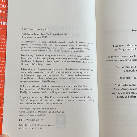 Everyday Millionaires by Chris Hogan 2019 - Picture 5 of 5